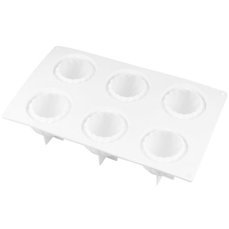 

6 Cavity Whirlwind Onion Shape Silicone DIY Cake Mousse Cupcake Baking Mould Mold Ice Cube Tray Kitchen Utensil Baking Tools for