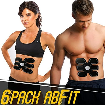 Hi-Intensity 6 Pack AbFIt Electro Muscle Abdominal Trainer GET Your Abs FIT, Anytime