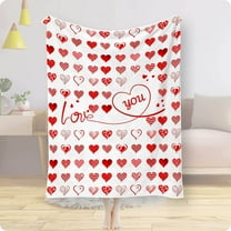 PEONAVET Valentines Throw Blanket,Soft Flannel Lightweight Throw Blanket for Couch Sofa All Seasons Cozy Warm Blankets for Kids Adults Use On Sofa Couch Bed Office