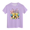 thumbnail image 4 of ZTKWD Girls Pleated T Shirts Kids Summer Short Sleeve Fashion Tops Tees 2-14 years Easter, 4 of 4