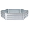 thumbnail image 3 of LuxenHome Galvanized Steel Hexagon Raised Garden Bed Planter, 3 of 7