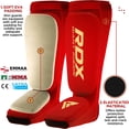 thumbnail image 2 of RDX Shin Guards Foam Pads Support Youth Boxing Instep MMA Muay Thai, 2 of 7