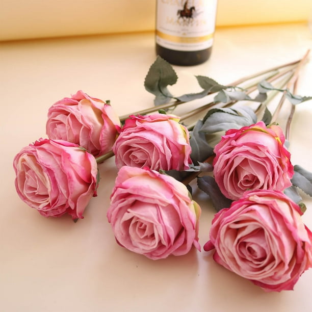 6pc Artificial Flower Bouquets-fake Flowers-artificial Flowers- Home Decoration Bouquets Features: Artificial Flowers,well made and vibrantly, looks real-like. Give you the sense of the beauty