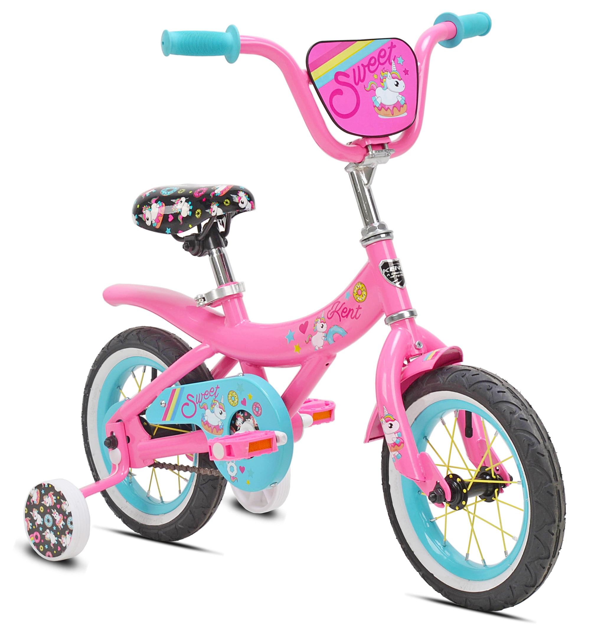 Kent Bicycles 12" Sweet Pink Bicycle, Fits Riders 2' - 3'2", Toddler/Child, Pink
