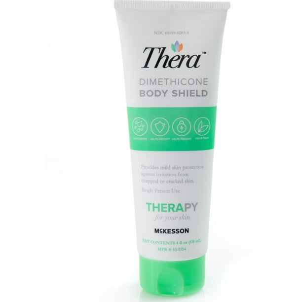 Skin Protectant Thera Dimethicone Body Shield 4 oz Tube Scented Cream