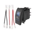 thumbnail image 1 of Kit de Interruptor de Palanca de Luz Trasera de 5 Pines para Interior de Coche 20A/12V 10A/24V SPST Encendido Apagado Universal Azul, 1 of 7