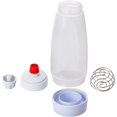 thumbnail image 3 of Dispensador y batidora de masa para panqueques con batidor de alambre BlenderBall, botella para masa, exprimible, coctelera para panqueques, dispensador de masa, botella, herramienta para hornear para, 3 of 5