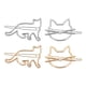 thumbnail image 1 of EeaseMX 4 pinzas para el pelo con forma de gato, pasadores metálicos para mujeres y niñas (doradas, plateadas, doradas y plateadas), 1 of 7