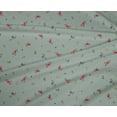 thumbnail image 4 of oneOone Polyester Lycra Fabric Leaves & Flower Floral Printed Craft Fabric BTY 56 Inch Wide, 4 of 4