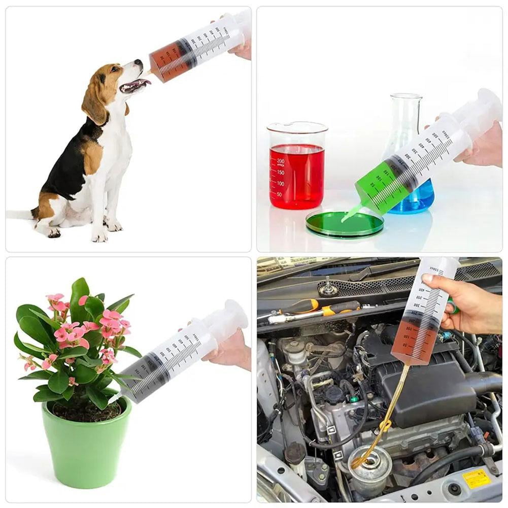 80ml Plastic Syringe with Tubing, Indutrial Syringes Handy Long Hose Fluid Suction Injector