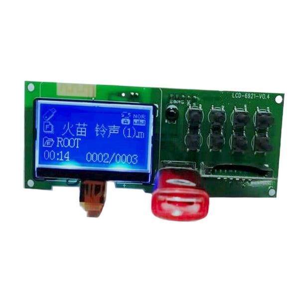 Placa decodificadora de reproductor MP3 Control remoto por infrarrojos Audio inalámbrico Bluetooth 5V