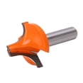 thumbnail image 4 of Bord Arrondi Formant Bit, 8mm Tige Rond Routeur de Bordure Bit Réglable en Carbure de Tungstène Traitement d'Oxydation en Alliage pour la Coupe 8 X 28, 4 of 8