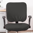 thumbnail image 4 of fundas para asientos de oficina Office Cover Washable Stool Seat Slipcover for Computer s , gris oscuro Fanmusic fundas para asientos de oficina, 4 of 7