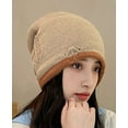 thumbnail image 3 of CoCopeaunt Women Beanie Skull Hat Slouchy Cable Knitted Warm Fuzzy Cap Stretch Thick Trendy Hats, 3 of 6