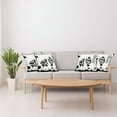 thumbnail image 4 of Ambesonne Black White Throw Pillow Cover 4 Pack, American Soccer Dot, 18", Black White, 4 of 6