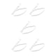 thumbnail image 1 of Minnieouse 1 par de correas invisibles transparentes para zapatos para sujetar zapatos sueltos tacones altos mulas Type2 NO2, 1 of 6