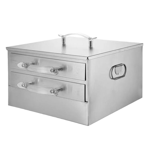 Máquina de para bollos, utensilios de cocina de 2 niveles, máquina Changfen, izador de rollo de arroz para equipos de cocina domésticos Bandeja de 2 piezas