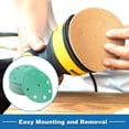thumbnail image 5 of Unique Bargains Sanding Discs 5 Inch 9 Hole 600 Grit Round Hook and Loop Sandpaper Aluminum Oxide Green 50 Pcs, 5 of 6