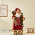 thumbnail image 5 of Muñeco de Papá Noel grande de 60 cm, decoración navideña, decoración de la habitación del hogar para Año Nuevo, regalo para niños, adornos para árbol de Navidad 2023, 5 of 5