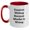 White/Red, variant on Creative Writing Funny Gift Ideas, Two Tone Coffee Mug for Graduation, Gifts from Friends, Gifts for Creative Writing Enthusiasts and Women, 'Creative Writing Because Murder Is Wrong'