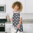 thumbnail image 4 of Little Princess Castle Pattern Kids Aprons for Girls and Boys,Adjustable Neck Strap Toddler Aprons for Kids Cooking Baking, 4 of 6