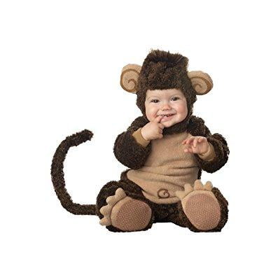 incharacter costumes baby's lil' monkey costume, brown/tan, 6-12
