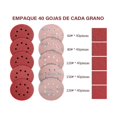 thumbnail image 2 of Kit 200 Piezas Discos De Lija Perforados De 5 Pulgadas 60-220., 2 of 4