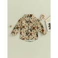 thumbnail image 2 of Bagilaanoe Toddler Baby Boys Casual Shirt Long Sleeve Print T-shirt Tops 6M 12M 18M 24M 3T 4T Kids Spring Autumn Clothes, 2 of 8
