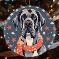 thumbnail image 4 of Christmas Ornament Great Dane Dog in Scarf Christmas Christmas Tree Ornaments Dog Lover Gifts Keepsake Funny Christmas Hanging Tree Decor Ornament Holiday Present, 4 of 8
