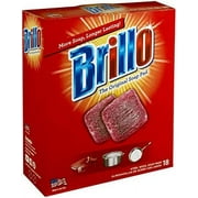 Brillo Steel Wool Soap Pads, 18 Count