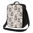 thumbnail image 1 of Vsdgher Cartoon Bear Brown Pattern Reusable Lunch Box, Insulated Lunch Bag Thickened Thermal Leakproof Lunch Tote Bag for Adult Office & Travel Picnic, 1 of 7