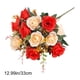 thumbnail image 3 of Horivan 3 Packs Artificial Silk Rose Bouquet Realistic Wedding Flowers Decor Plastic Long Lasting Faux Floral Arrangements for Centerpieces Home Party Decoration, 3 of 6