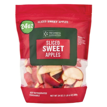 Freshness Guaranteed Fresh Cut Sweet Red Apple Slices, 24 oz Bag