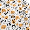 thumbnail image 5 of Picia Dog Faces pattern Trucker Low Profile Hat Men Women Baseball Cap Dad Hat Adjustable Unconstructed Plain Cap, 5 of 9