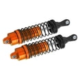 thumbnail image 2 of Front Rear RC , Front And Rear Shock Absorbers Wear Resistant Reduce Vibration 2Pcs Easy Installation  For JLB 1/10 Big Foot Truck Series Orange, 2 of 8
