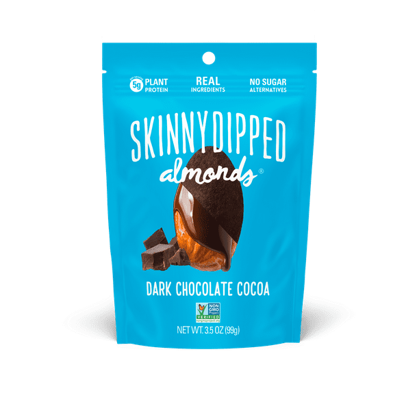 Dark Chocolate Cocoa Skinny Dipped Almonds 3.5oz