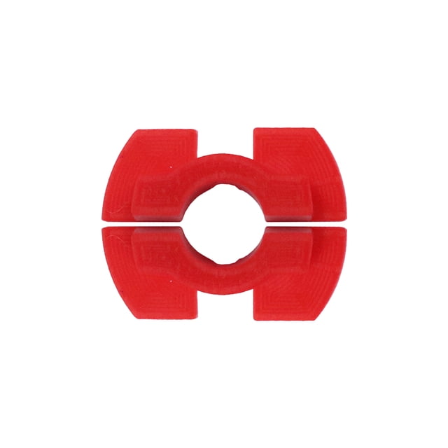 Soidarity Cojín de amortiguación plegable eléctrico de 3 piezas, espaciador a prueba de golpes, reemplazo del amortiguador de vibraciones para Patinetes eléctricos Rojo Soidarity OD000198-02
