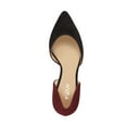thumbnail image 3 of YDN Women Graceful Stilettos High Heels D'Orsay Pumps Pointed Closed Toe Slip On Classic Party Dressy Shoes Size 7 Black Red, 3 of 4