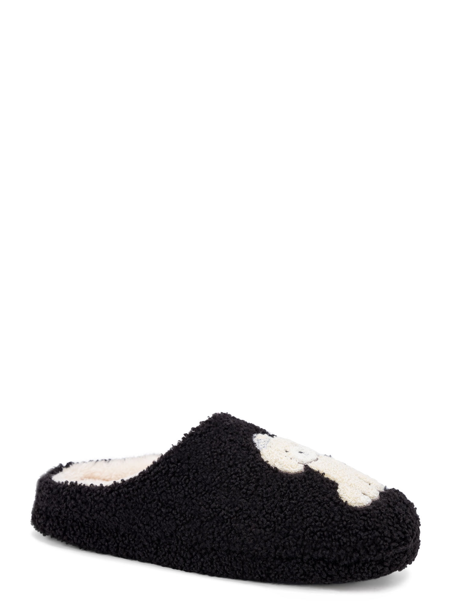 No Boundaries Women’s Plush Sherpa Clog Slippers