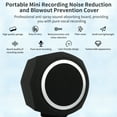 thumbnail image 3 of Microphone Windscreen,Reduction And Blowout Pop Filter Noise Reduction And Cover -wind Condenser Windscreen Mic Filter Portable Cover Pop Mic Cover Studio Condenser, 3 of 7
