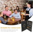 thumbnail image 4 of Qumonin 2Pcs 4-View Menu Covers for Restaurant, Bar, Cafe, 4 of 6
