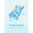 thumbnail image 4 of Joyfy Inflatable Pool Float Lounger Adults, Pool Floaties Sun Tanning Bed Float with Headrest for Adults, Floating Mat Pool Lounge Raft Floaty for Lake Beach Swimming Pool Party Water Fun, 4 of 7