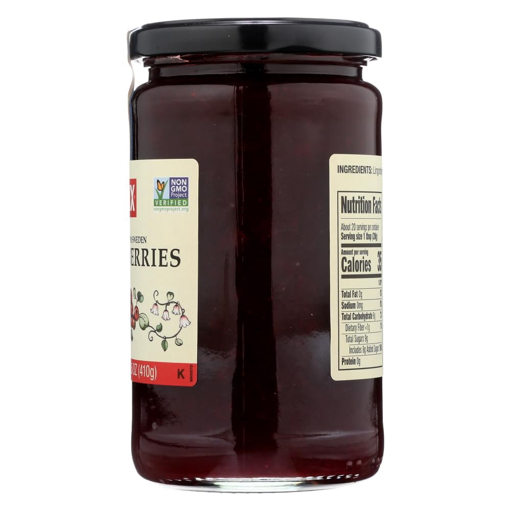 Lingonberry Jam, 14.5 oz (Pack of 6)