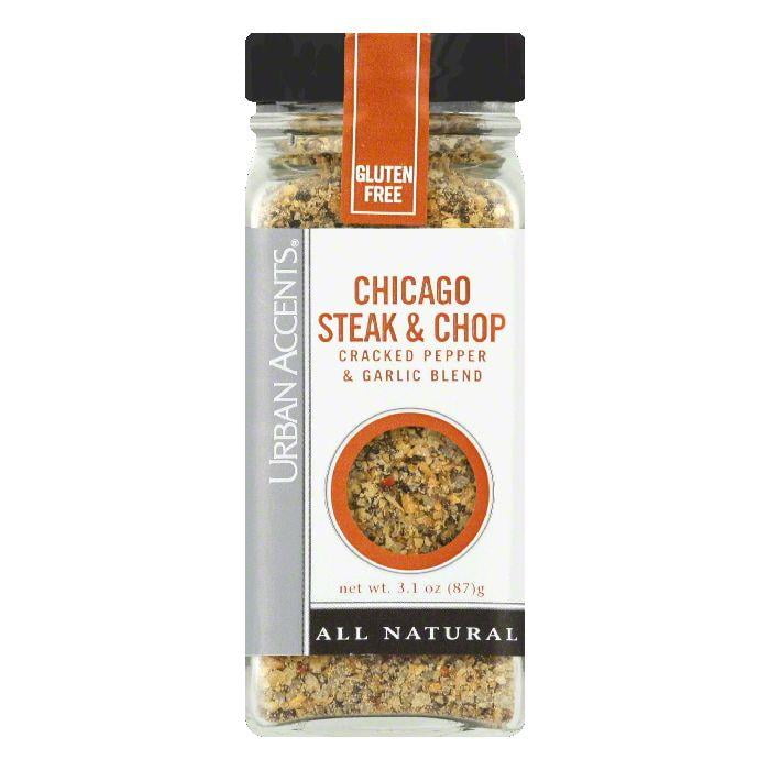 Urban Accents Chicago Steak & Chop Seasoning, 3.1 OZ (Pack of 4