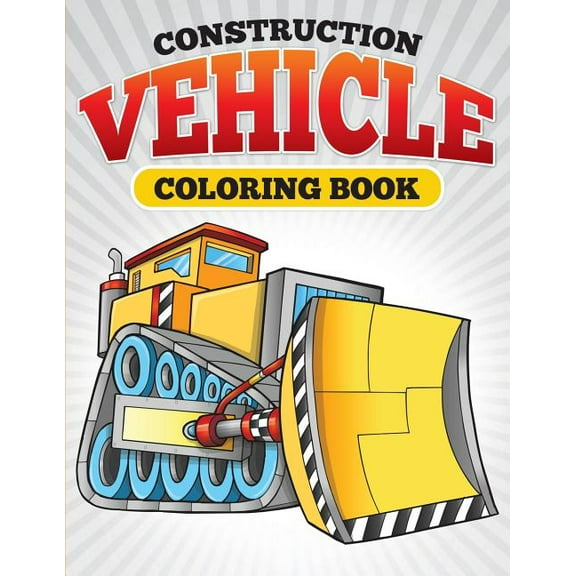 Construction Vehicle Coloring Book (Paperback)