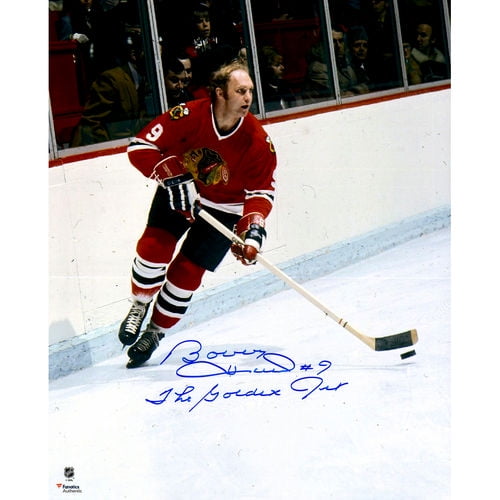 Bobby Hull Chicago Blackhawks Fanatics Authentic Autographed 16" x 20" Red Jersey Skating Photograph with... by Fanatics Authentic
