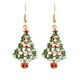 thumbnail image 1 of Jumpingount Nuevos pendientes de Navidad, joyería de muñeco de nieve de cristal, pendiente de tuerca de árbol de Navidad para mujer, accesorios Ropa, zapatos y accesorios Miscelánea TYPE1, 1 of 6