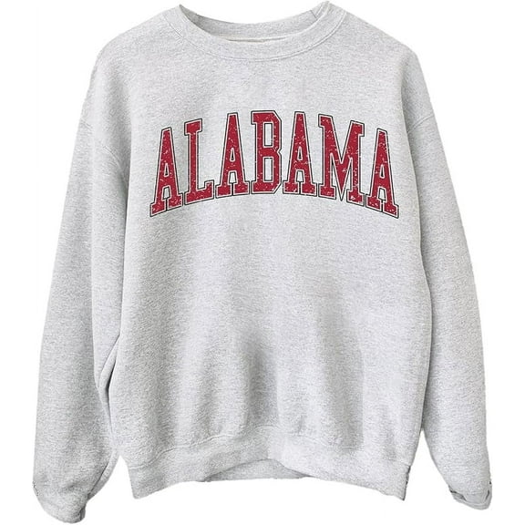 Alabama Crewneck Sweatshirt - Bama Sweatshirt, Vintage Alabama State Sweater