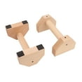 thumbnail image 1 of 2Pcs Wooden Push Up Handles Handstand Bracket Parallettes Inversion Stand Beech Bars Push Up for Trainer Bar Sets, 1 of 7