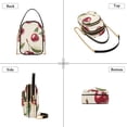 thumbnail image 3 of FORMRS Crossbody Bag for Women Quilted Travel Shoulder Cell Phone Purse with Chain Strap Handbag, Cute Cherry, 3 of 7
